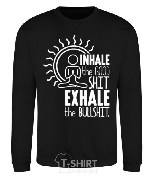 Sweatshirt inhalec the good shit black фото