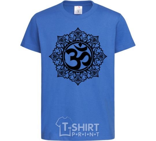 Kids T-shirt zen-uzor royal-blue фото