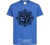 Kids T-shirt zen-uzor royal-blue фото