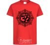 Kids T-shirt zen-uzor red фото