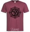 Men's T-Shirt zen-uzor burgundy фото