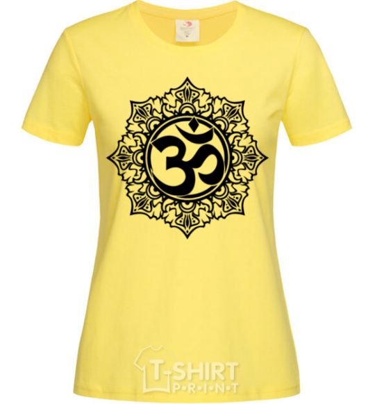 Women's T-shirt zen-uzor cornsilk фото
