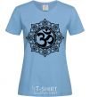 Women's T-shirt zen-uzor sky-blue фото