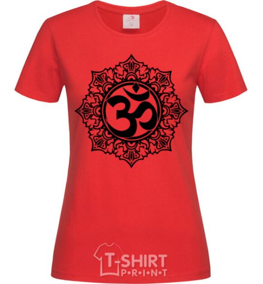 Women's T-shirt zen-uzor red фото