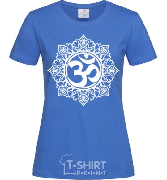 Women's T-shirt zen-uzor royal-blue фото