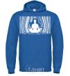 Men`s hoodie om royal фото