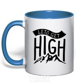 Mug with a colored handle