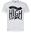 Men's T-Shirt Let's get high White фото