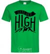 Men's T-Shirt Let's get high kelly-green фото