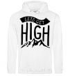 Men`s hoodie Let's get high White фото