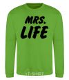 Sweatshirt Mrs life orchid-green фото