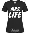 Women's T-shirt Mrs life black фото