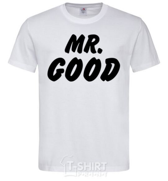 Men's T-Shirt Mr good White фото