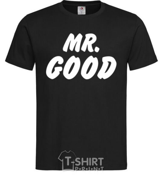 Men's T-Shirt Mr good black фото