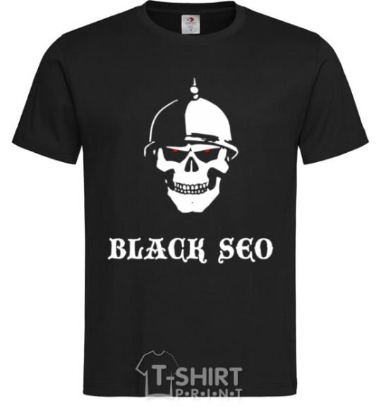 Men's T-Shirt Black seo black фото
