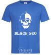 Мужская футболка Black seo Ярко-синий фото