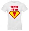 Men's T-Shirt Super Aunt White фото