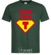 Men's T-Shirt Super Aunt bottle-green фото