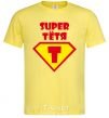 Men's T-Shirt Super Aunt cornsilk фото