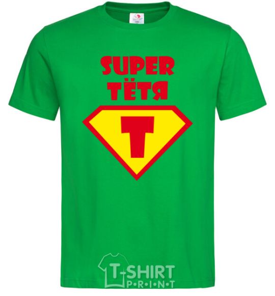 Men's T-Shirt Super Aunt kelly-green фото