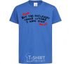 Kids T-shirt This is what the best brother in the world looks like royal-blue фото