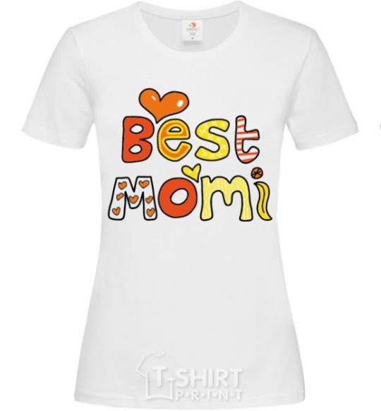 Женская футболка Best momi Белый фото