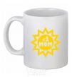 Ceramic mug Mom number one White фото