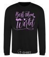 Sweatshirt Best mom in the world black фото