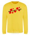 Sweatshirt My girlfriend is a miracle yellow фото