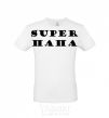 Men's T-Shirt Super Dad White фото