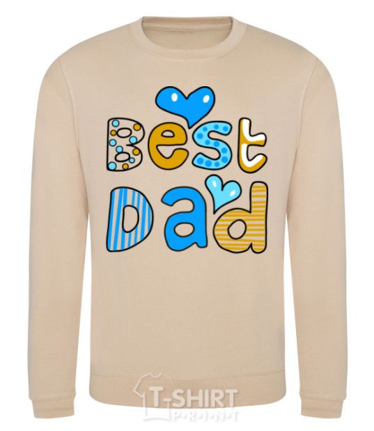 Sweatshirt Best dad sand фото