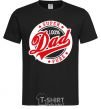 Men's T-Shirt Super Dad 100 pure black фото