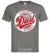 Men's T-Shirt Super Dad 100 pure dark-grey фото