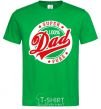 Men's T-Shirt Super Dad 100 pure kelly-green фото