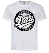 Men's T-Shirt Super Dad 100 pure White фото