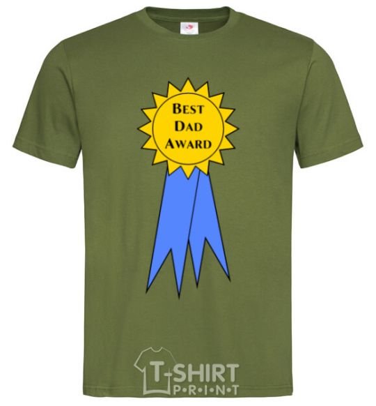 Men's T-Shirt Best dad award millennial-khaki фото