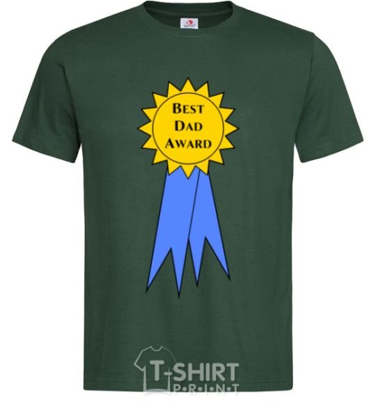 Men's T-Shirt Best dad award bottle-green фото