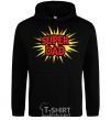 Men`s hoodie Super Dad black фото