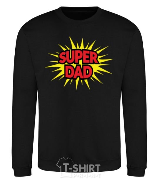 Sweatshirt Super Dad black фото