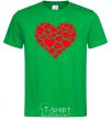 Men's T-Shirt Heart with heart kelly-green фото