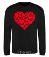 Sweatshirt Heart with heart black фото