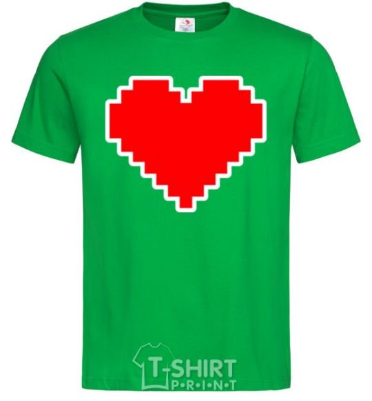 Мужская футболка Lego heart Зеленый фото