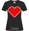 Women's T-shirt Lego heart black фото