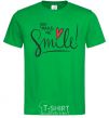 Men's T-Shirt You make me smile kelly-green фото