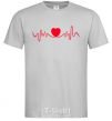 Men's T-Shirt Heart rate grey фото