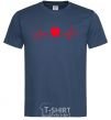 Men's T-Shirt Heart rate navy-blue фото