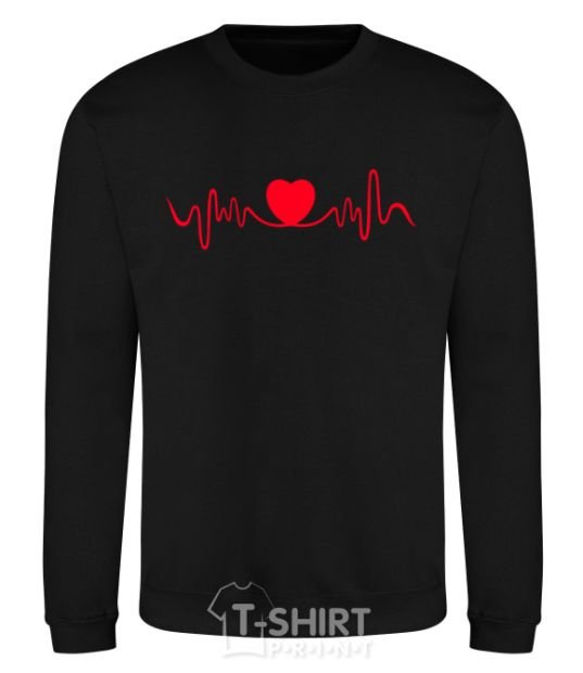 Sweatshirt Heart rate black фото