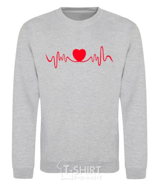 Sweatshirt Heart rate sport-grey фото
