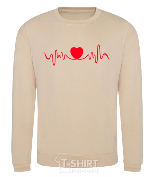 Sweatshirt Heart rate sand фото