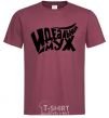 Men's T-Shirt Perfect + Husband burgundy фото